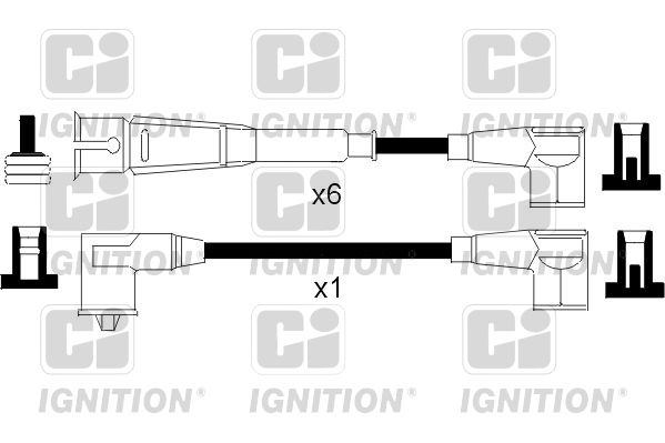 QUINTON HAZELL Sytytysjohtosarja XC830